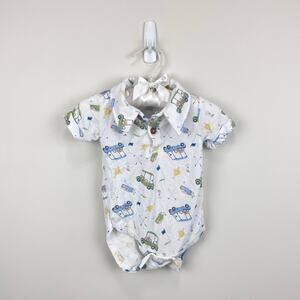 Milkberry Bamboo Golf Polo Bodysuit 6-9 Months
